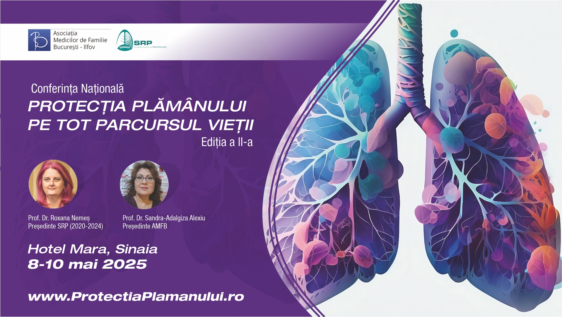 Conferința națională "Protecția plămânului pe tot parcursul vieții" - ediția a II-a
